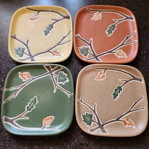 PartyLite Other - Set of 4 partylite pillar plate candle holders autumn breeze